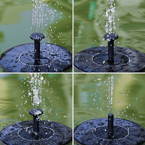 Lawoho Solar Fountain Pump 1.5W Water Feature Kit 1