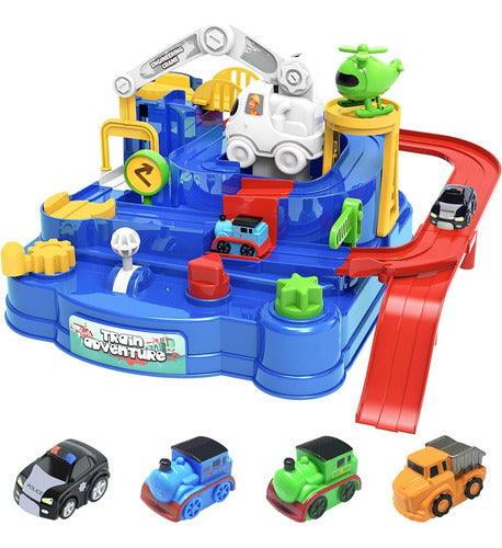 Jishi Kids Race Track Toddler Boy Car Toys 0