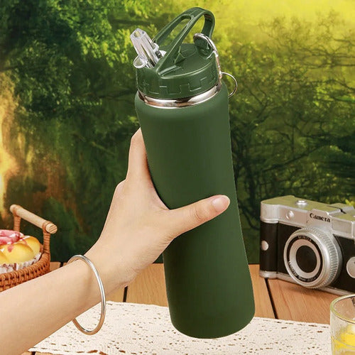 Thermal Sports Bottle 750ML with Silicone Spout 2