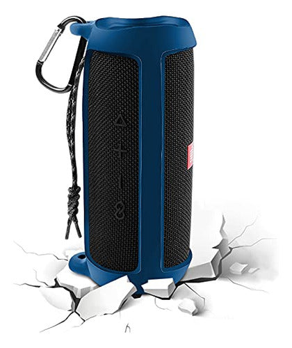 Comecase Silicone Case for JBL Flip 5 Waterproof - Blue 3