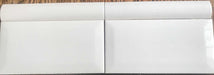 DECO Bathrooms and Kitchens Ceramic Trim 2.5 X 15 Cm in White / Unit 0