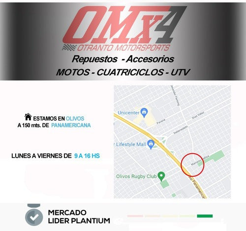 Otranto Motorsports Estira Cadena Moto Motomel Bit 110 Tunning 3