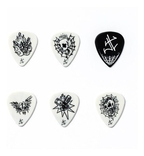 Jim Dunlop James Hetfield Design Guitar Picks Tin X 6 1