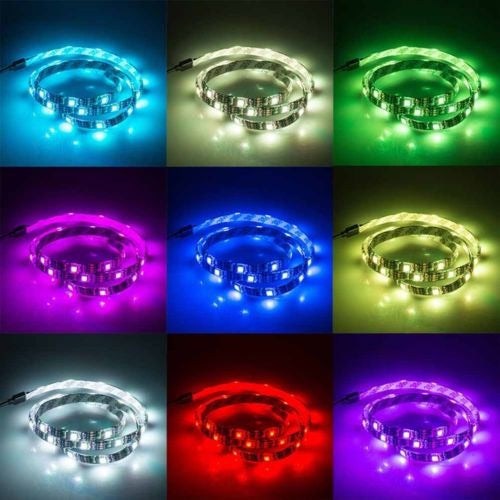 Usb Powered Rgb Color Change 5050 Led Strip Computer Tv Usb 5