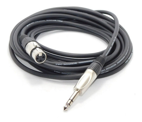 HAMCelectronic XLR Female to Balanced Plug Audio Adapter Cable 1m 0