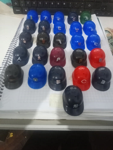 Coleccion Mini Cascos De Beisbol Usa 0