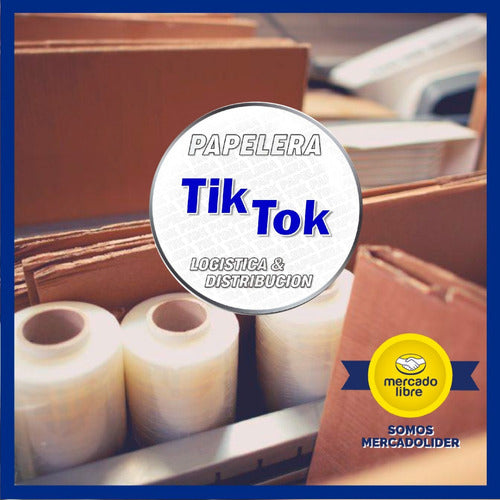 PAPELERA TIKTOK Film Gastronomico 38cm Rollo Autoadherente Alimentos 7