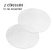 Acrylic Cake Disc Set 32 cm | Ganache - Perfect Edge Tool 1