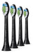 Philips Sonicare Optimal White W2 4-Pack Black Replacement Brush Heads 1