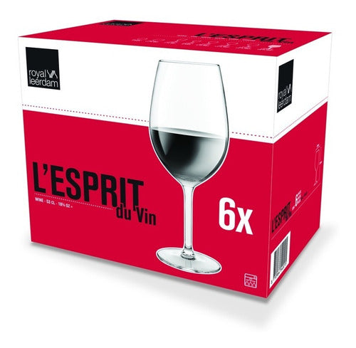 Royal Leerdam Spirit Du Vin 41 Cl - Set of 6 Tall Wine Glasses 0