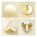 Iafvkai Round Furniture Handles 32mm Brushed Gold 2 Pack 5