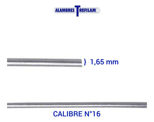 ALAMBRES TREFILAM Tejido Romboidal 1 Metro X 10 M X 2 PuLG (5cm) Calibre N°16 3