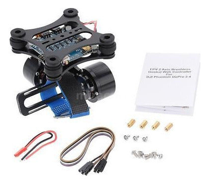 Duable Cnc Fpv Quadcopter Bgc 2 Ejes Cardán Sin Cepillo Y Re 5