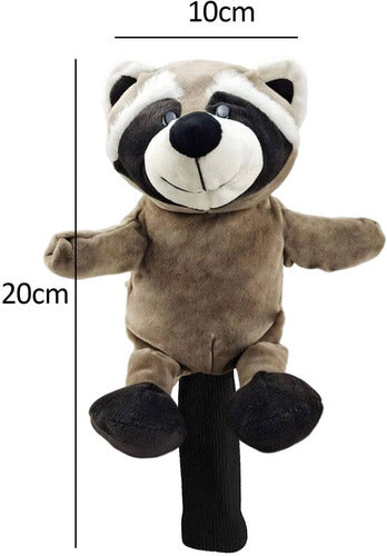 Funda Para Drivers/maderas De Golf Peluche Mapache 2