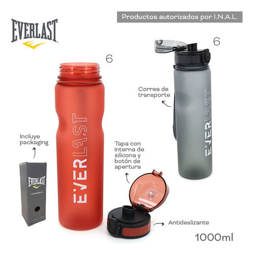 Everlast Light Sports Water Bottle with Strap 1