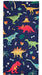 Livilan - Large & Soft Beach Towel for Kids with Dinosaur Design 0