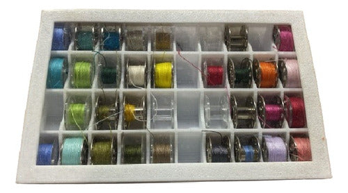 Algo3D Extended Sewing Machine Bobbin Compartment (40 Bobbins) 0