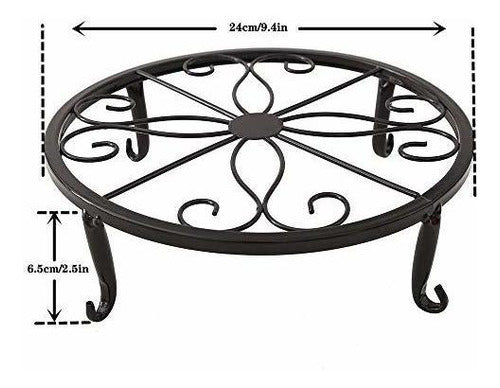 Tyz Soporte De Metal Para Macetas 3 Unidades 1