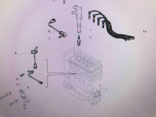 Sensor De Detonación Fiat Punto Motor 1.4 Original 3