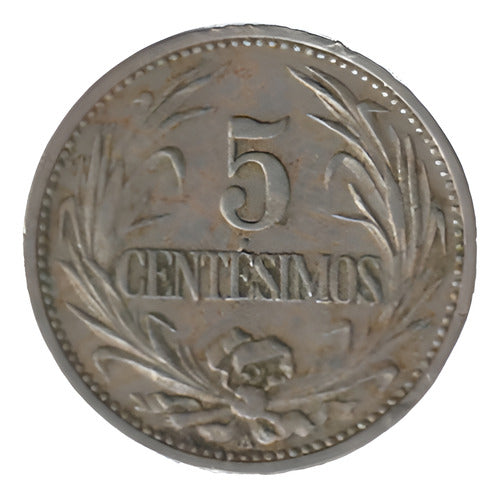 Genérica M613 Uruguay 5 Centavos Año 1901 Km# 21 0