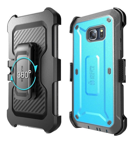 Galaxy S7 Edge Case Supcase Full Body Rugged Holster 4