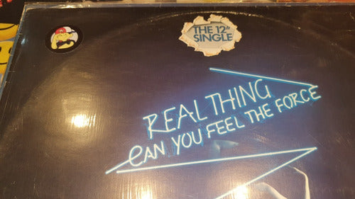 Real Thing Can You Feel The Force Vinilo Maxi Amarillo Uk 78 3