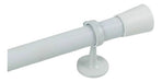 Metallic White Curtain Rod Kit 1.40 Meters x 21mm 0