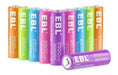 Pack 10 Pilas Ebl Doble Aa Recargables De 2500mah Ln-ch8125 0