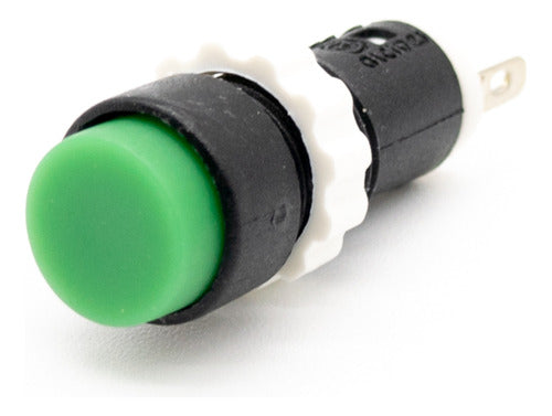 100 Round Green 14mm Normally Open Push Buttons 0