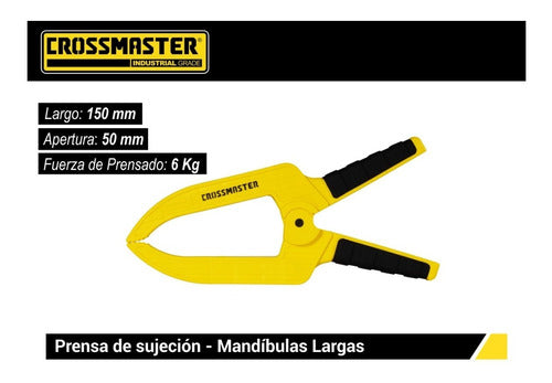 Crossmaster Set of 4 Plastic Clamps 6 Kg 2