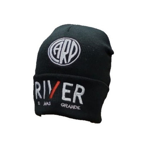 River Plate Wool Embroidered Beanie Hat 6