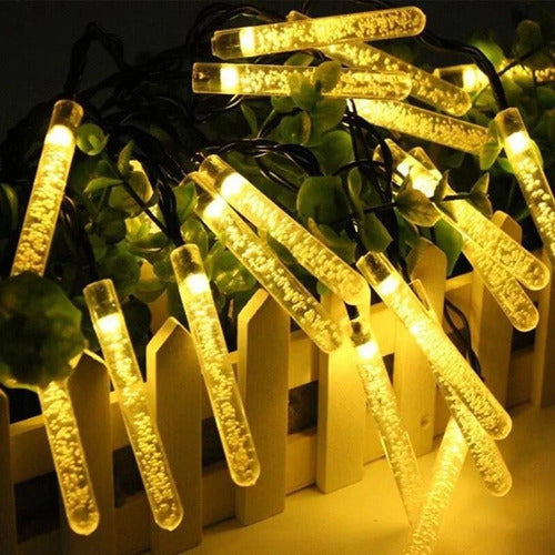 LED Garland 20 Solar Lights Outdoor 5m 8 Effects 8