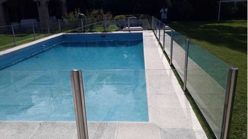 Pool Safety Fence. Blindex Glass Fences 0