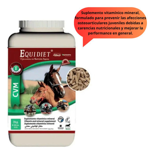 Equidiet CVM Vitamin and Mineral Supplement for Arabian Horses 3kg 3