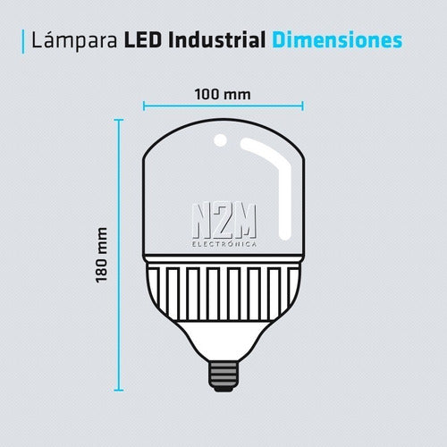 Buenos Aires LED Lampara Led Galponera 30W Rosca E27 Foco Industrial Mfull 4