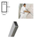 FWH Aluminum Rule for Wall Rendering and Leveling 40 X 20 X 1.5 Mm 1.5 M Long 1