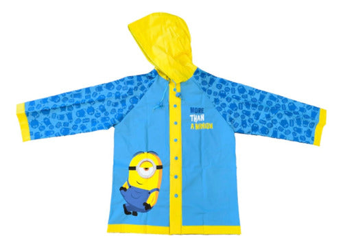 Wabro Minions Rain Poncho for Kids 0