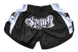 Short De Muaythai Kickboxing Bermuda Spank Preto/ Prata 2