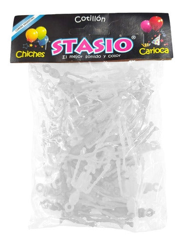 Esqueleto Blanco Halloween Chicos X 36 Unidades 1