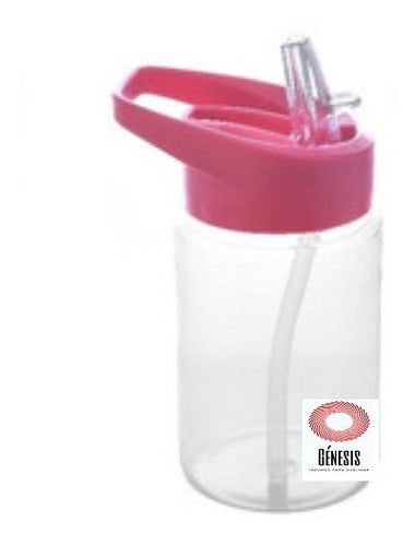 Genesis Sports Plastic Water Bottle 400ml with Customizable Spout 10