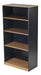 Office Desk Bookcase with Adjustable Shelves and Doors - Tisera Bib-10 3