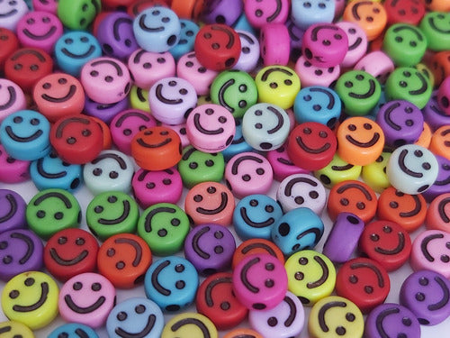 50 Emoji Face Beads. Bracelets, Bijou, Accessories 1