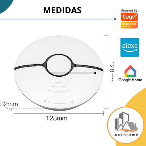 Sensor De Humo Inteligente Wifi Alarma | Domotica 6