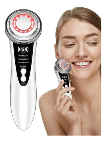 Masajeador Ultrasonico Facial Fototerapia Antiarrugas Pro 5