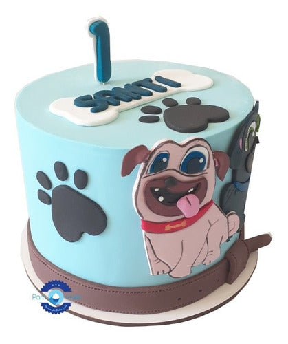 Handcrafted Puppy Dog Pals Cake 3