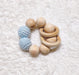 Micaela Crochet Wooden Crochet Rattle Bracelet Montessori Toy 4