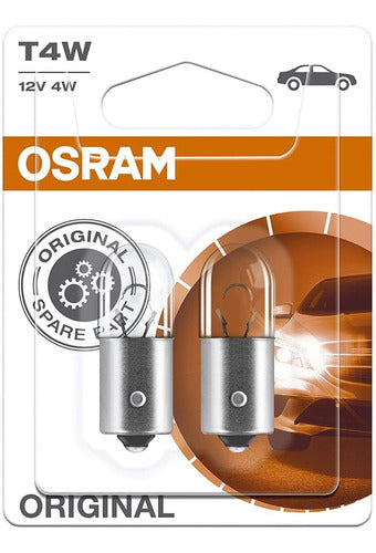 Lampara 3893 12volts 4wats T4w Osram X10u Original 1