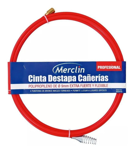 Cinta Destapa Cañerías Merclin 15 Mts - Ferremundo 0