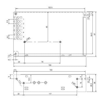 Fonte Chaveada Jng Sks-a50/s-50-24 (hb-s50) 1