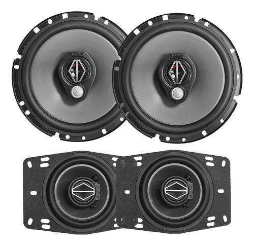 Bomber Combo Parlantes BBR 6 TOP + BBR Coaxial 4 TOP 0